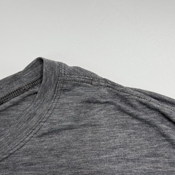 Lululemon Mens Stretch Long Sleeve Performance Shirt Gray Heathered XXL Running - Picture 5 of 8